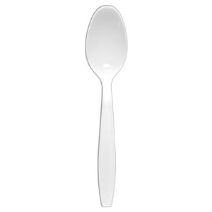 S2601XW White Spoons Heavy  Weight Boxed Polystyrene - 