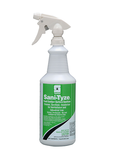 Product 18000: 319503 Sani-Tyze Food Contact Surface Sanitizer - 12(12/1