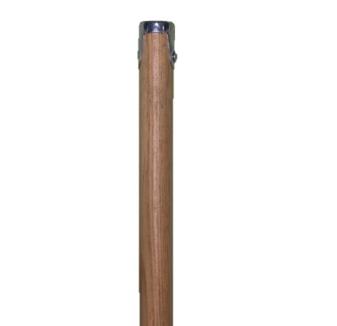 01210-NB 60&quot; Screw Type Wooden Mop Handle - 1