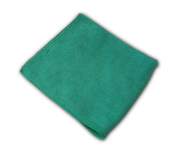 LFK300/MS-GR40300 Green 16x16 Microfiber Cloths - 25