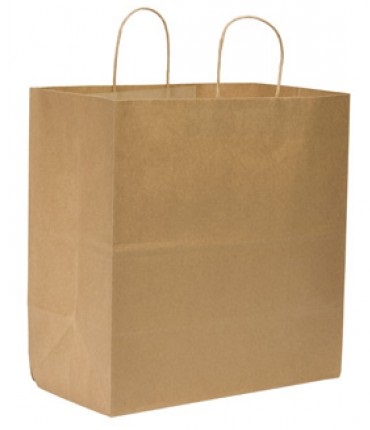 87145 Kraft Super Royal Large Shopping Handle Bag