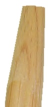 01113 60&quot; Tapered Wood Squeegee Handle - 1