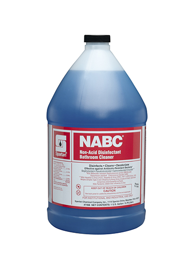 749604 NABC Non-Acid
Disinfectant Bathroom Cleaner
- 4(4/1 Gallon)