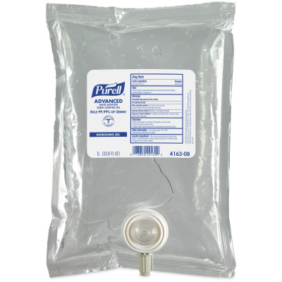 4163-08 Purell Advanced Green  Certified Hand Sanitizer Gel - 