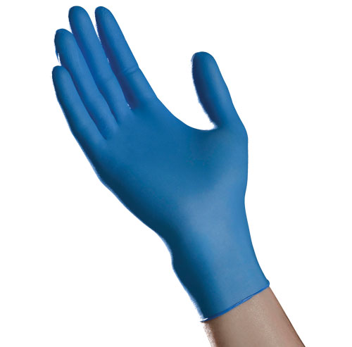 NF003 Large Blue Nitrile  Powder Free Gloves - 1000 